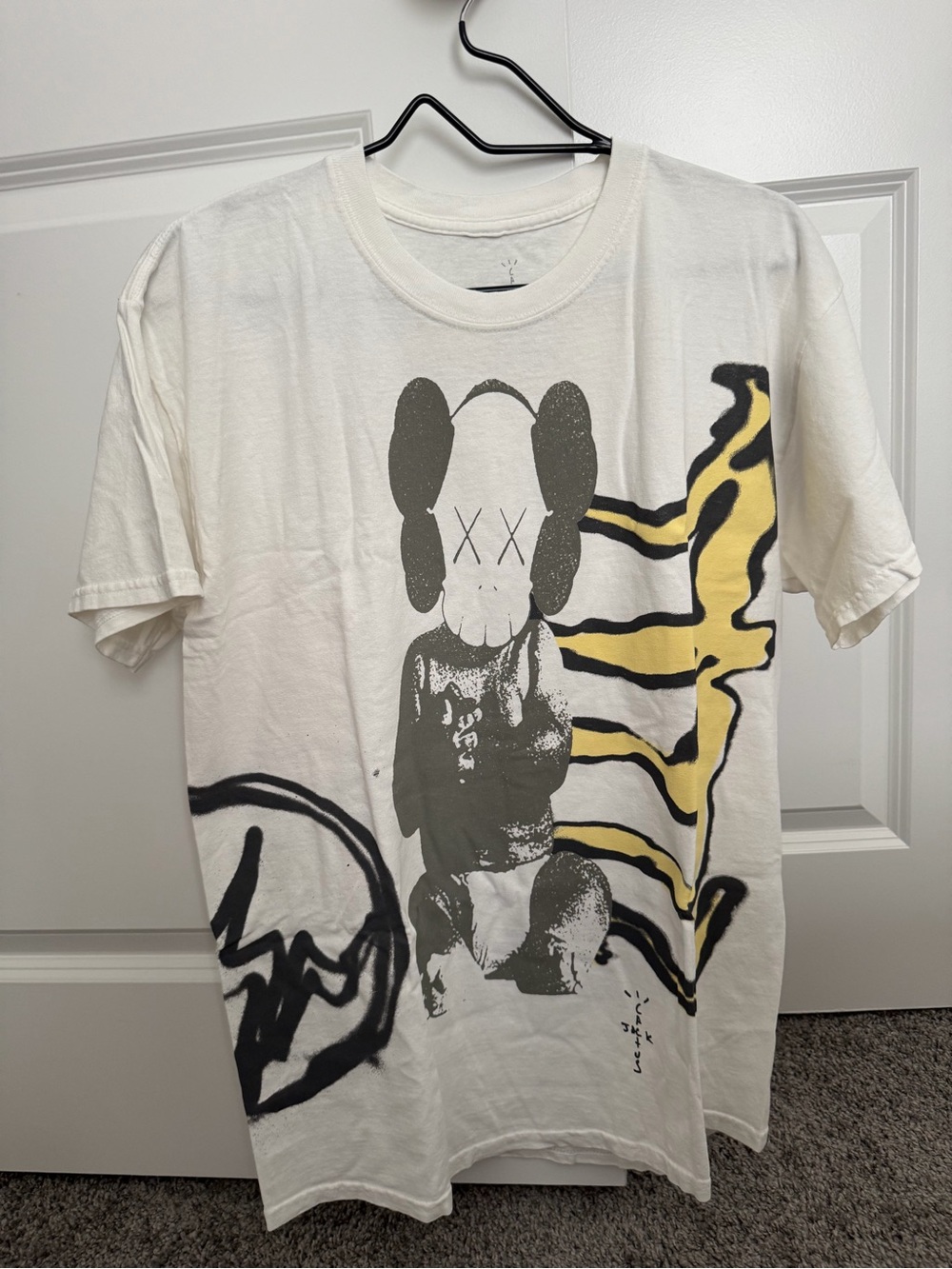 *NEW* Cactus Jack "KAWS for Fragment" T-Shirt Size M w/ Plastic Bag.